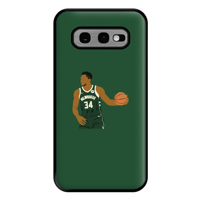 Giannis - Basketball Phone Case for Galaxy S10e