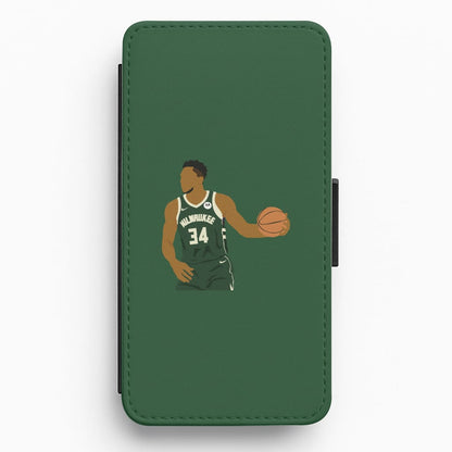 Giannis - Basketball Flip / Wallet Phone Case