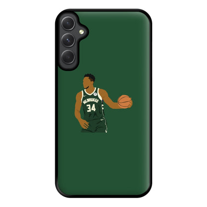 Giannis - Basketball Phone Case for Galaxy A14