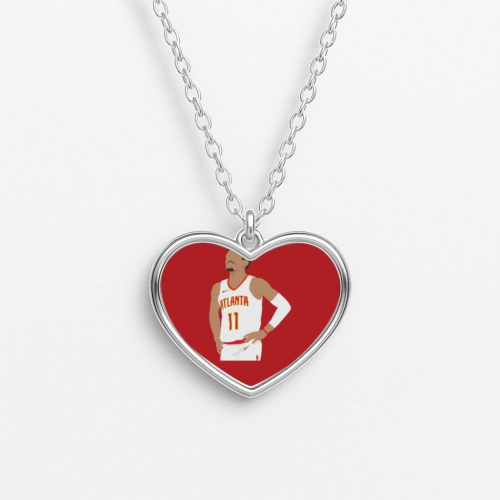 Young - Basketball Heart Necklace