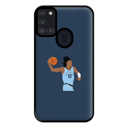 Morant - Basketball Phone Case for Galaxy A21s