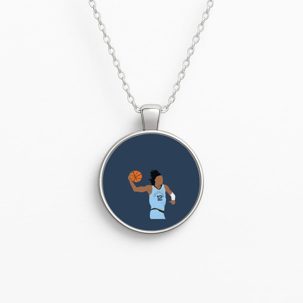 Morant - Basketball Circle Necklace