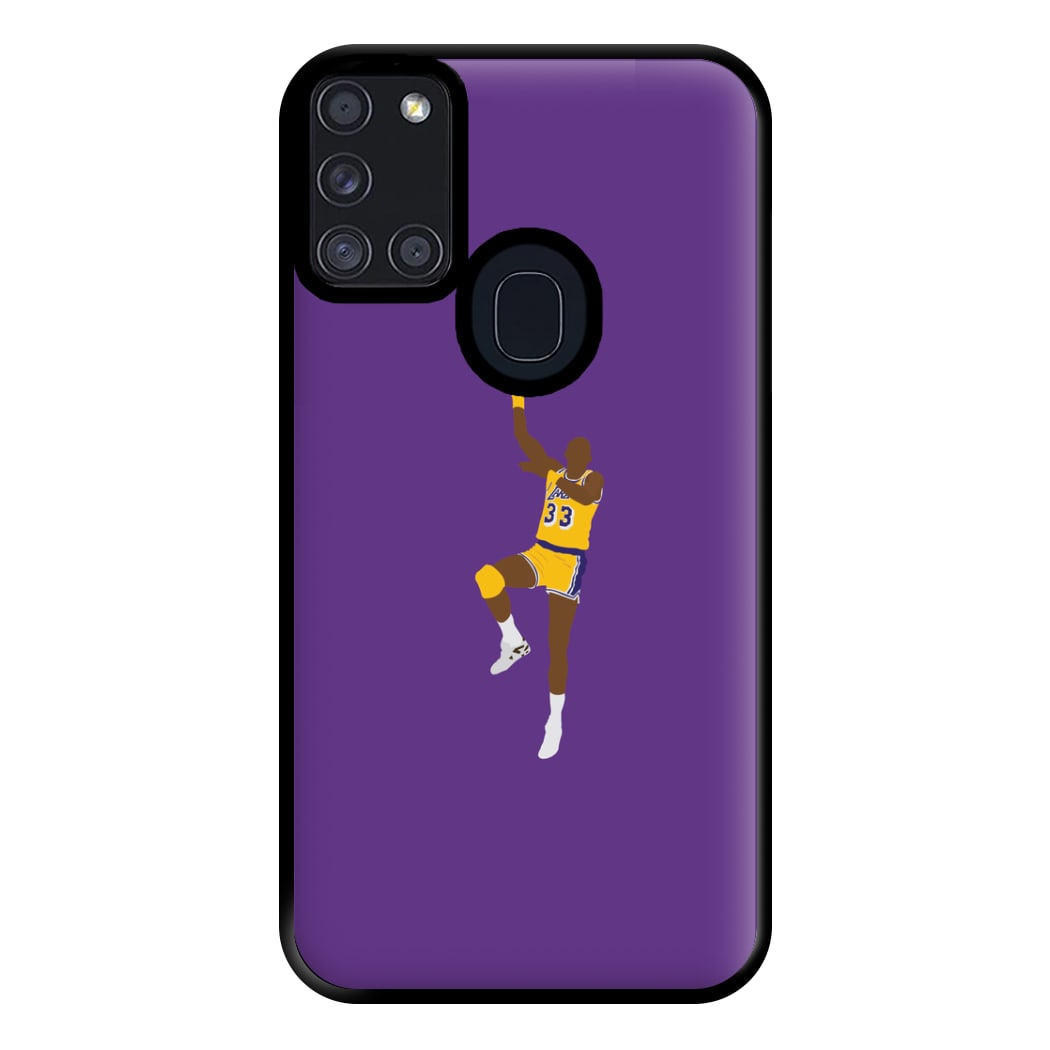 Abdul-Jabbar - Basketball Phone Case for Galaxy A21s