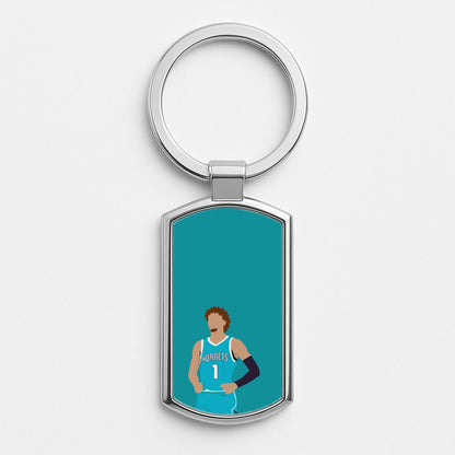 Lamelo - Basketball Silver Keyring