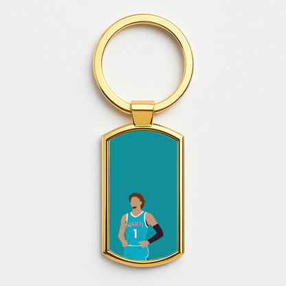 Lamelo - Basketball Gold Keyring