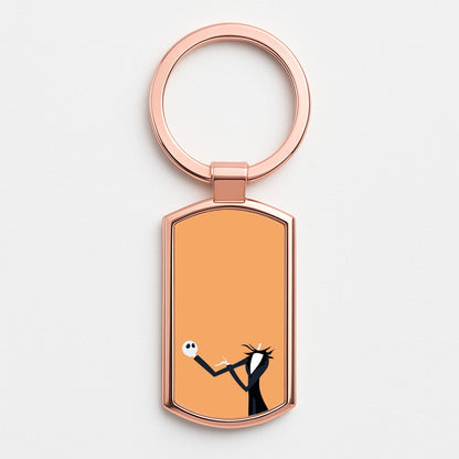 Headless Jack Skellington - TNBC Rose Gold Keyring