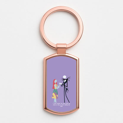 I Could Conquer The World - TNBC Rose Gold Keyring
