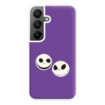 Skellington Heads - TNBC Phone Case for Galaxy A55