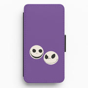 Skellington Heads - TNBC Flip / Wallet Phone Case 1