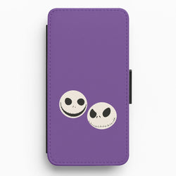 Skellington Heads - TNBC Flip / Wallet Phone Case