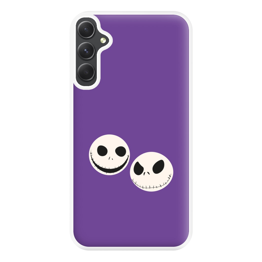 Skellington Heads - TNBC Phone Case for Galaxy A54