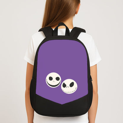 Skellington Heads - TNBC Large School Bag