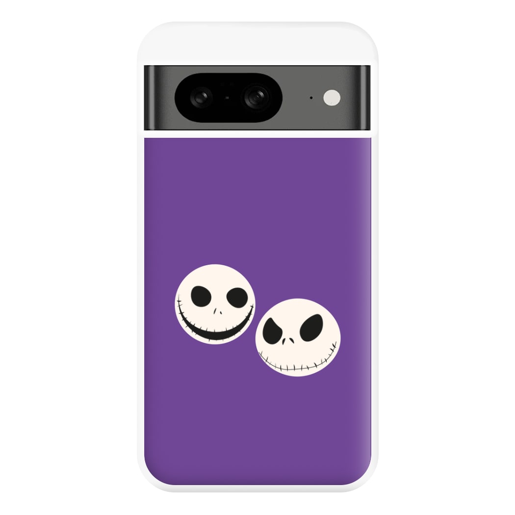 Skellington Heads - TNBC Phone Case for Google Pixel 8