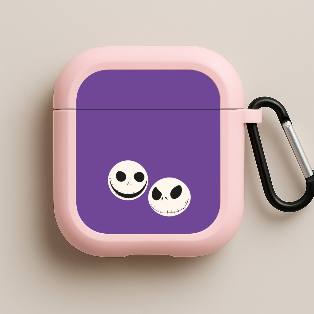 Skellington Heads - TNBC Pink AirPods Case