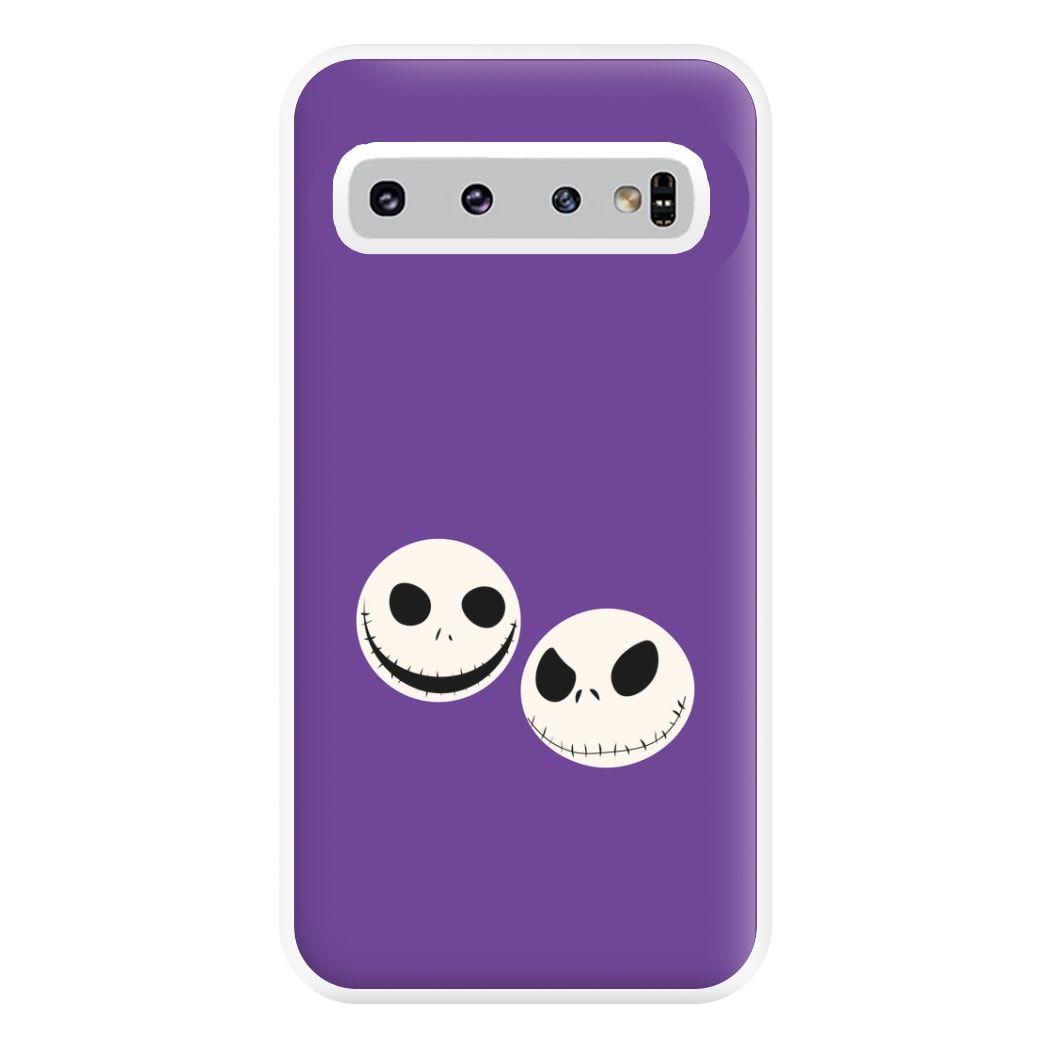 Skellington Heads - TNBC Phone Case for Galaxy S10 Plus