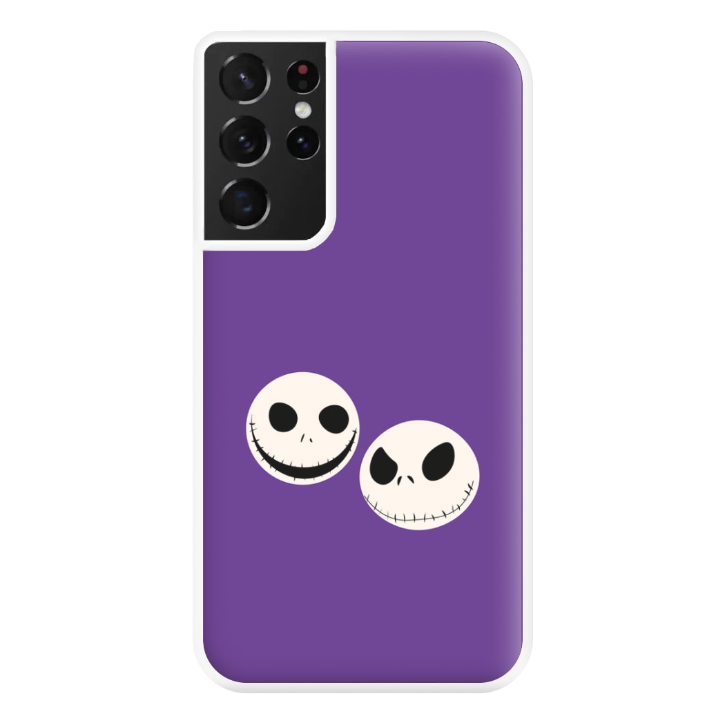 Skellington Heads - TNBC Phone Case for Galaxy S21 Ultra