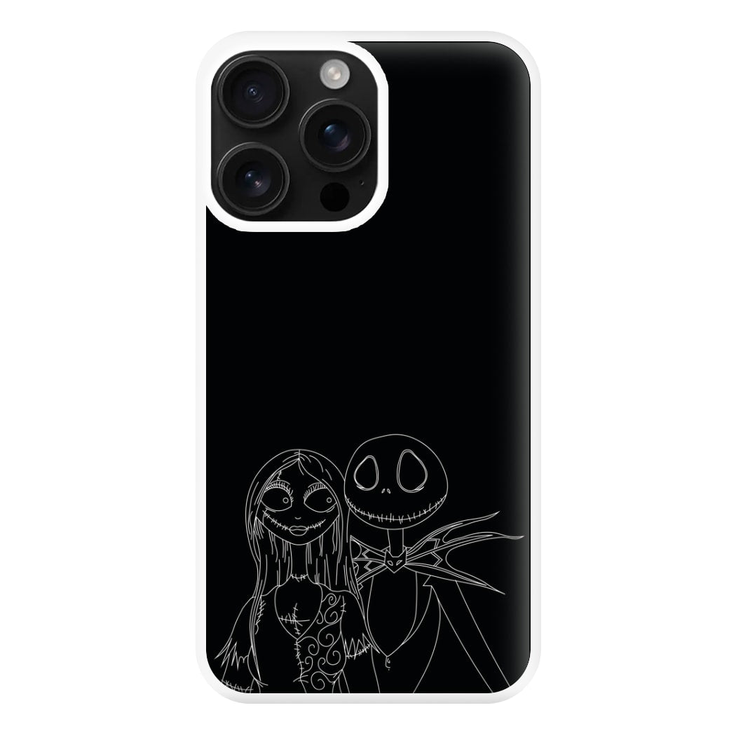 Jack And Sally - TNBC Phone Case