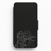 Jack And Sally - TNBC Flip / Wallet Phone Case 1