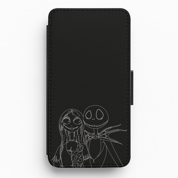 Jack And Sally - TNBC Flip / Wallet Phone Case