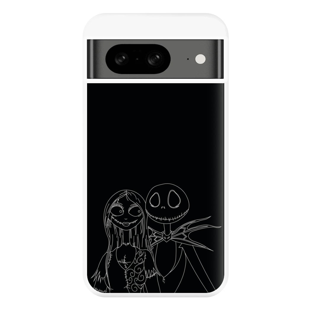 Jack And Sally - TNBC Phone Case for Google Pixel 8