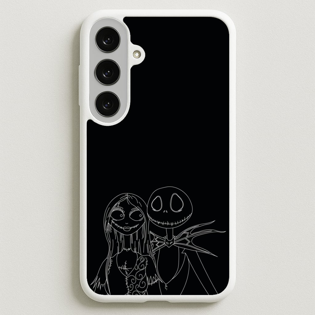 Jack And Sally - TNBC Phone Case for Galaxy S25FE