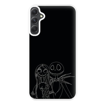 Jack And Sally - TNBC Phone Case for Galaxy A34