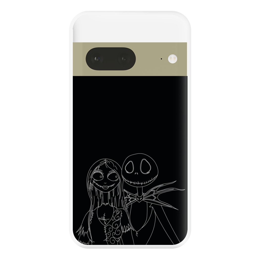 Jack And Sally - TNBC Phone Case for Google Pixel 7a