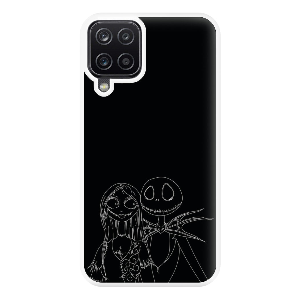 Jack And Sally - TNBC Phone Case for Galaxy A12