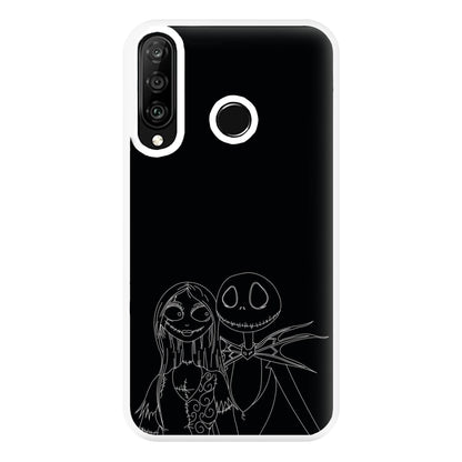 Jack And Sally - TNBC Phone Case for Huawei P30 Lite