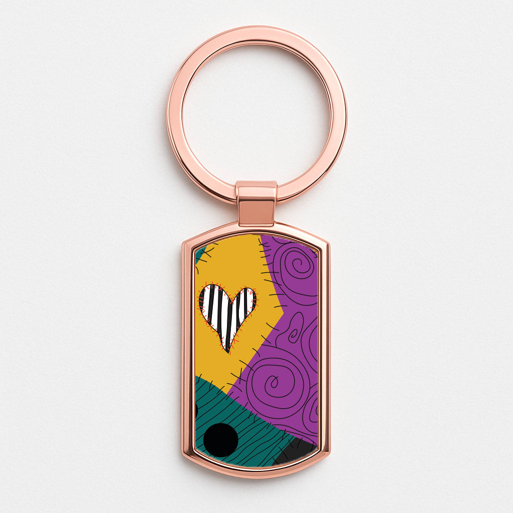 King Of Fright Rose Gold Keyring