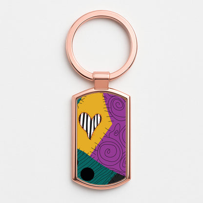 King Of Fright Rose Gold Keyring
