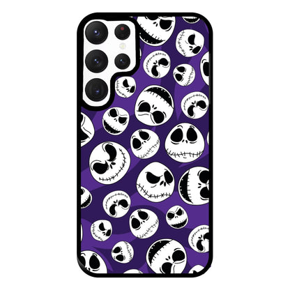 Skull Pattern Phone Case for Galaxy S22 Ultra