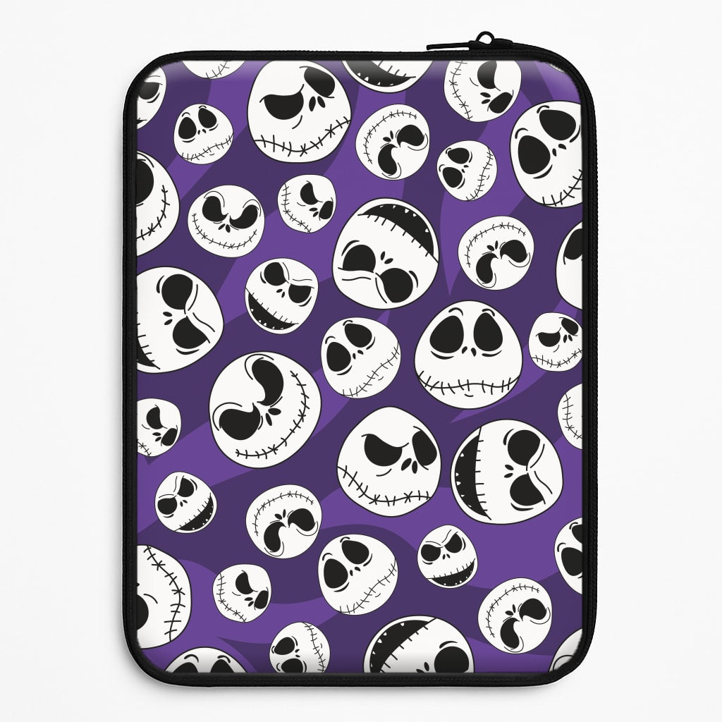Skull Pattern Laptop Sleeve