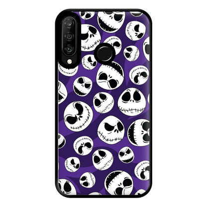 Skull Pattern Phone Case for Huawei P30 Lite