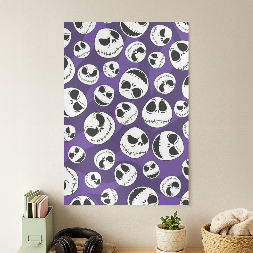 Skull Pattern Poster