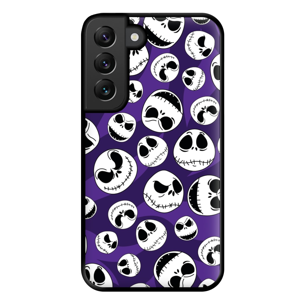 Skull Pattern Phone Case for Galaxy S22 Plus