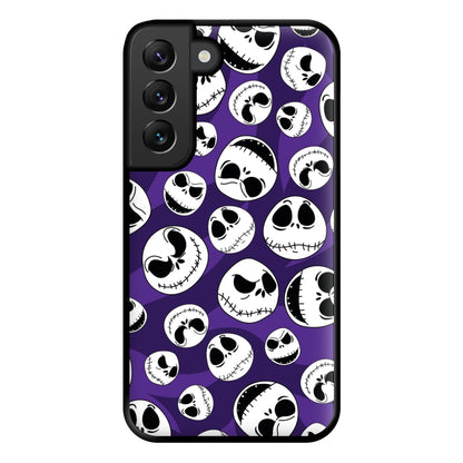 Skull Pattern Phone Case for Galaxy S22 Plus