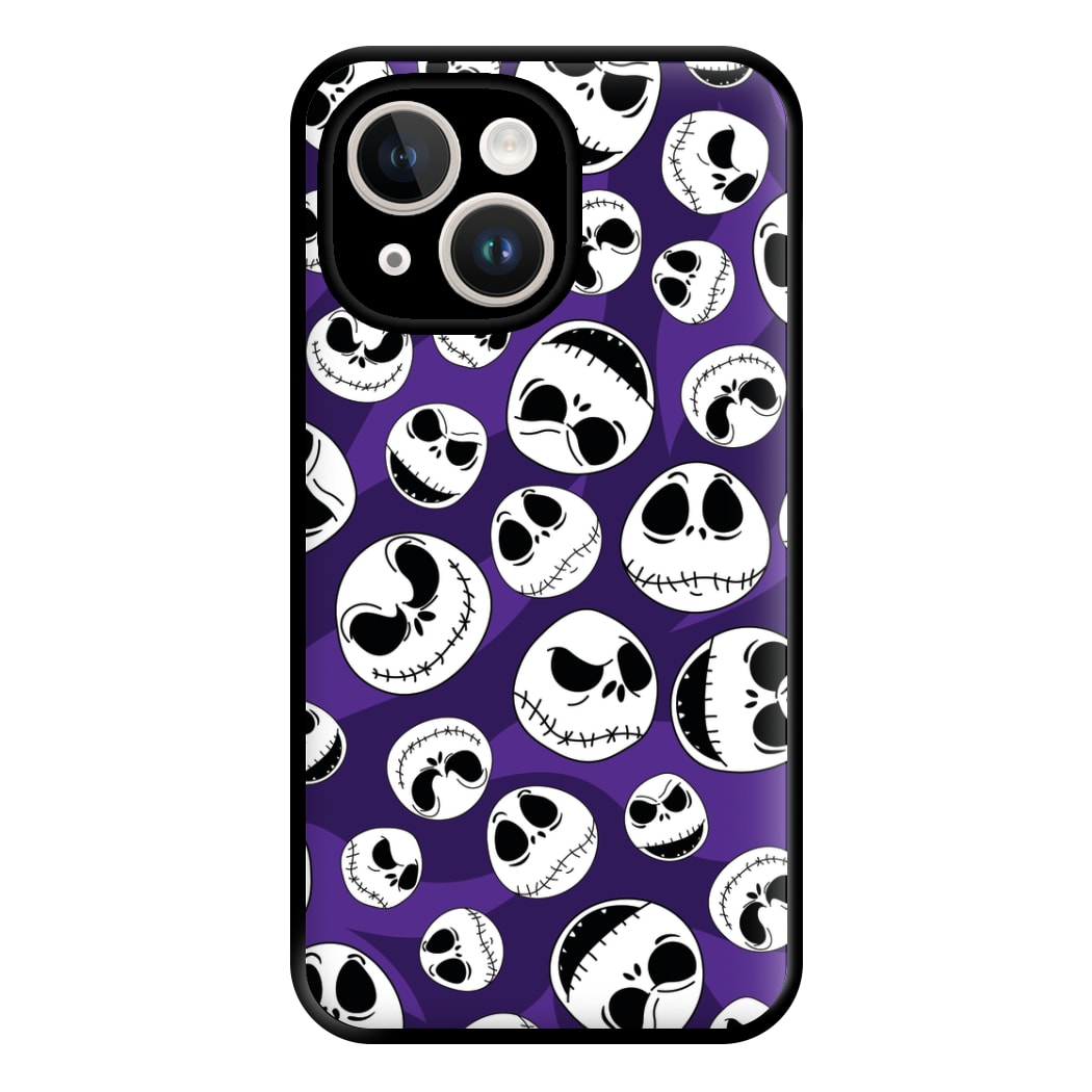 Skull Pattern Phone Case for iPhone 14 Plus