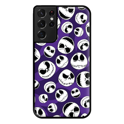 Skull Pattern Phone Case for Galaxy S21 Ultra