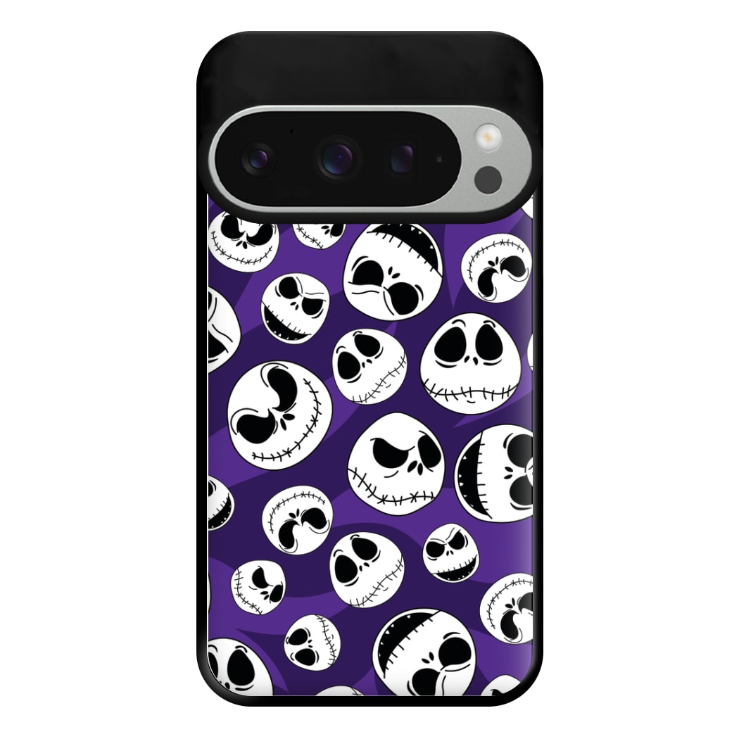 Skull Pattern Phone Case for Google Pixel 9 Pro XL