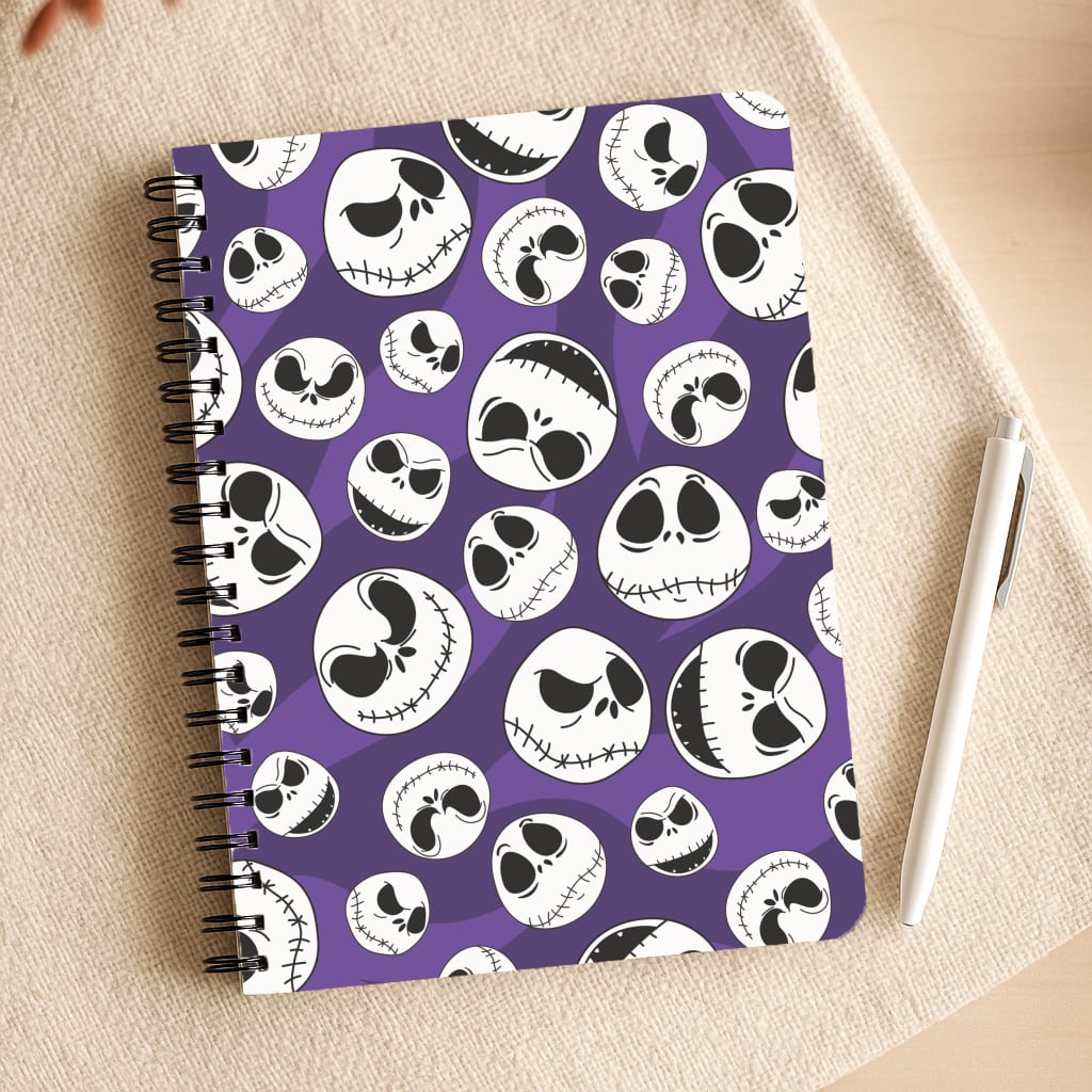 Skull Pattern Notepad