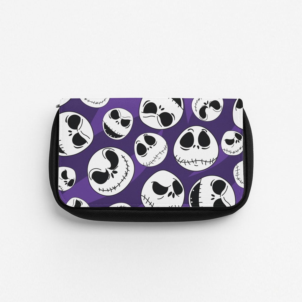 Skull Pattern Pencil Case