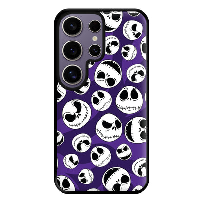 Skull Pattern Phone Case for Galaxy S25 Ultra