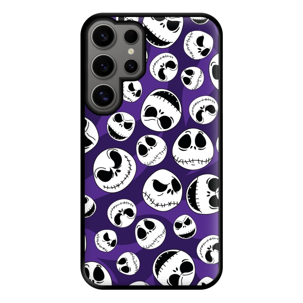 Skull Pattern Phone Case for Galaxy S24 Ultra