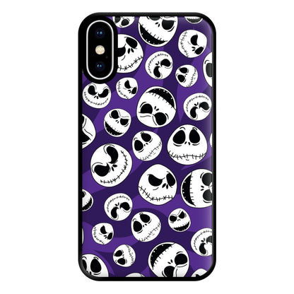 Skull Pattern Phone Case for iPhone XS Max