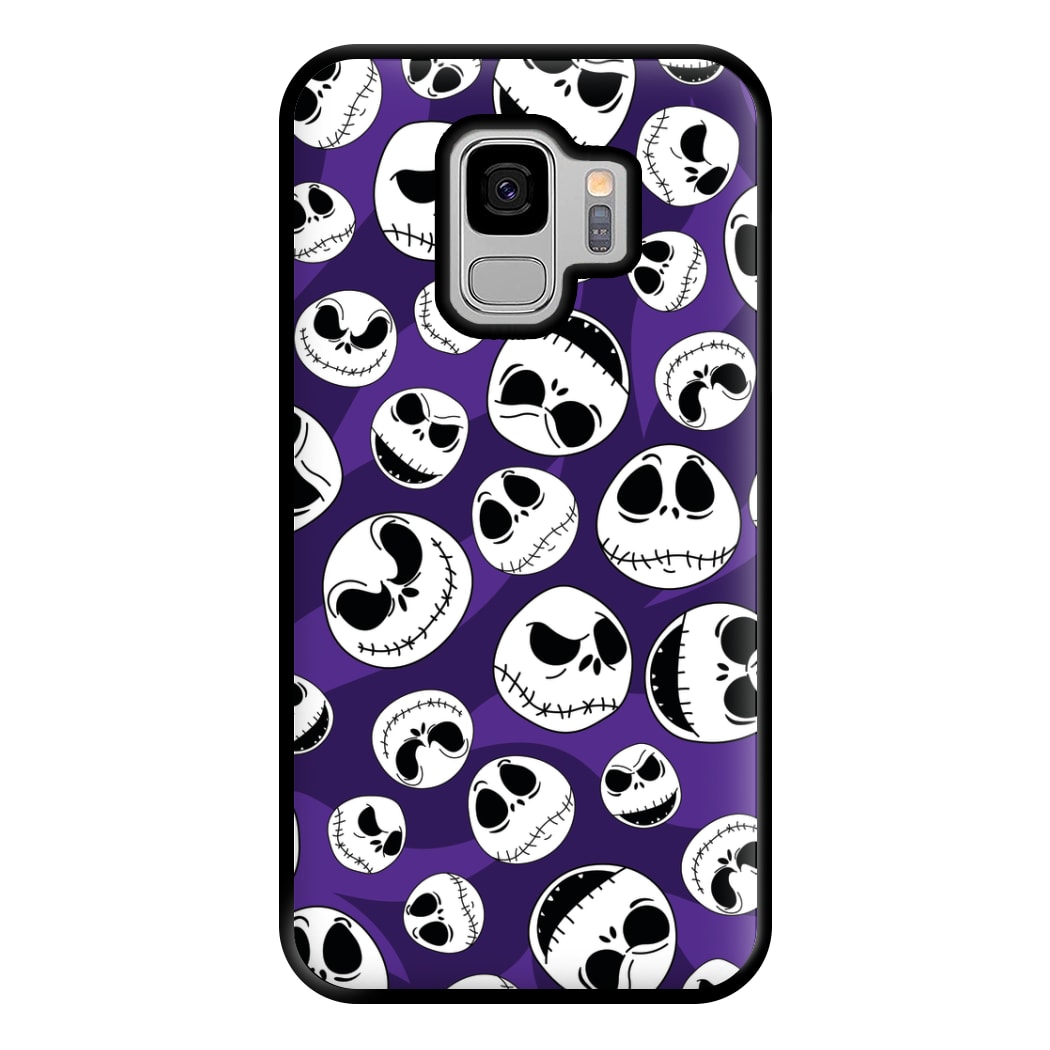 Skull Pattern Phone Case for Galaxy S9 Plus