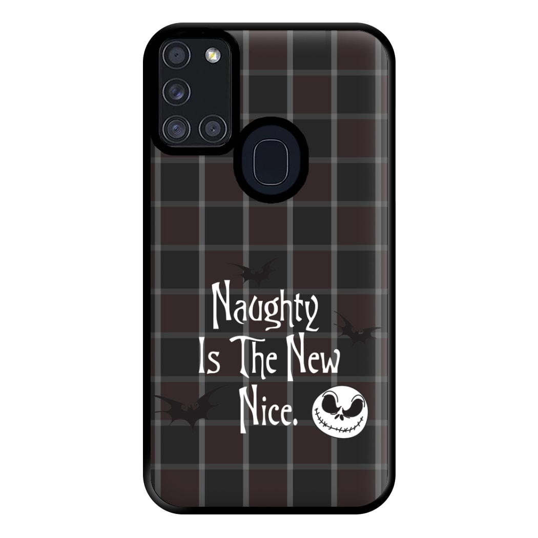 Naughty Is The New Nice Phone Case for Galaxy A21s