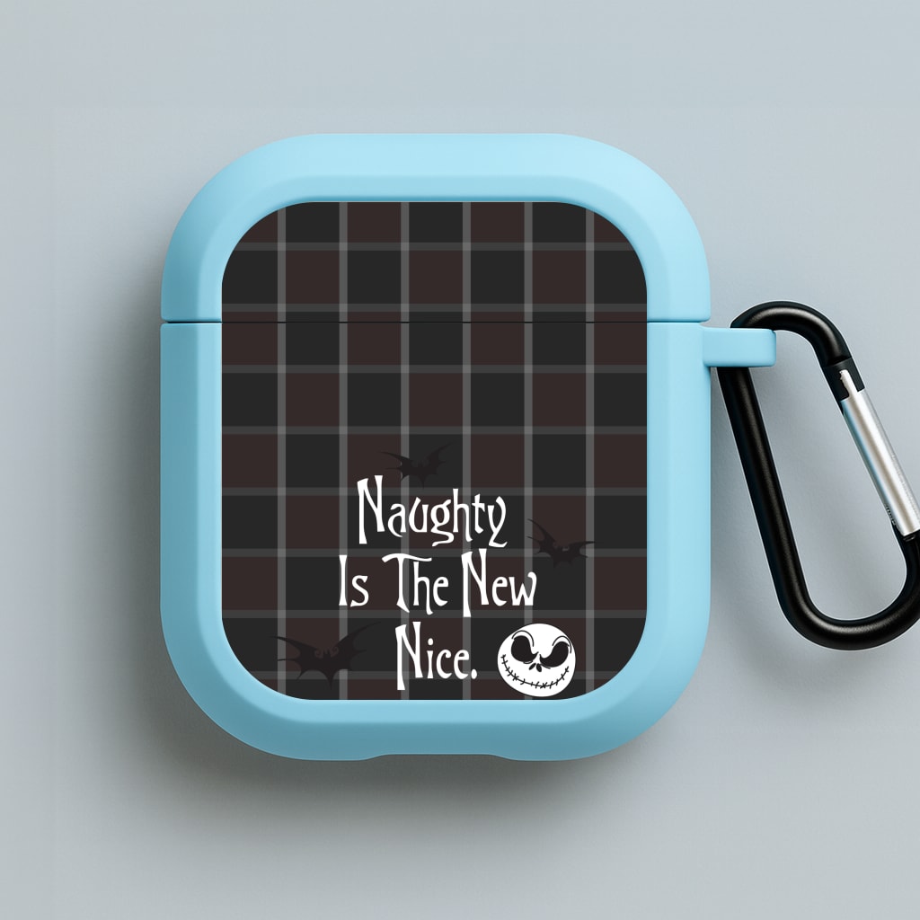 Naughty Is The New Nice Blue AirPods Case