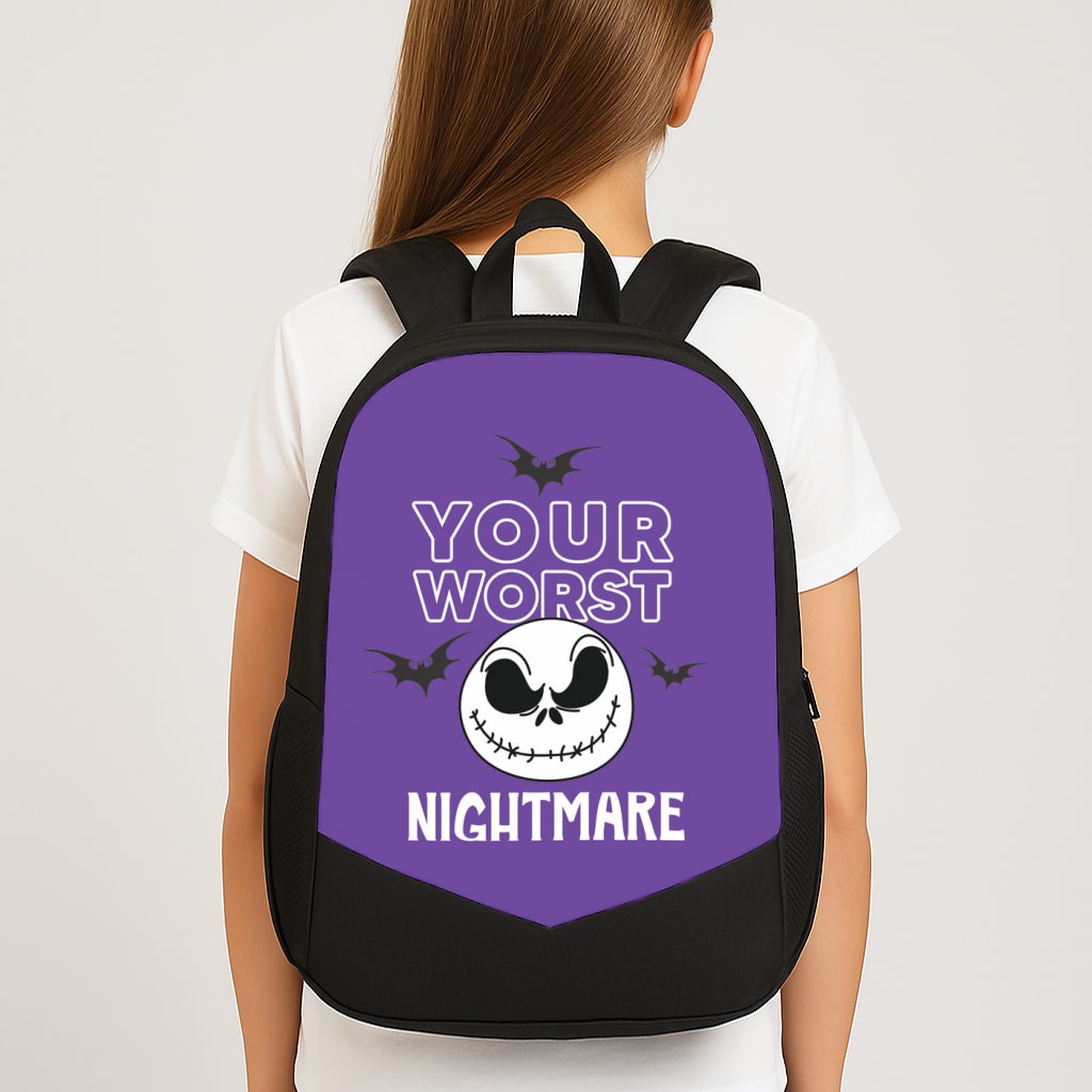 Your Worst Nightmare Purple Backpack