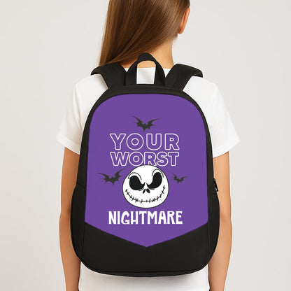 Your Worst Nightmare Purple Backpack